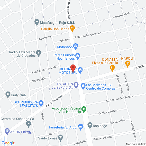 Map of El Gringuito