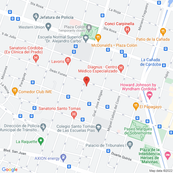 Map of Veterinaria
