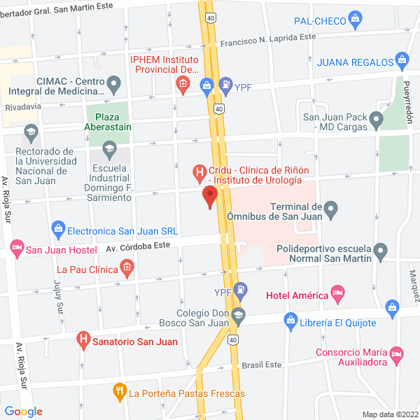 Map of Mi Pintureria SA