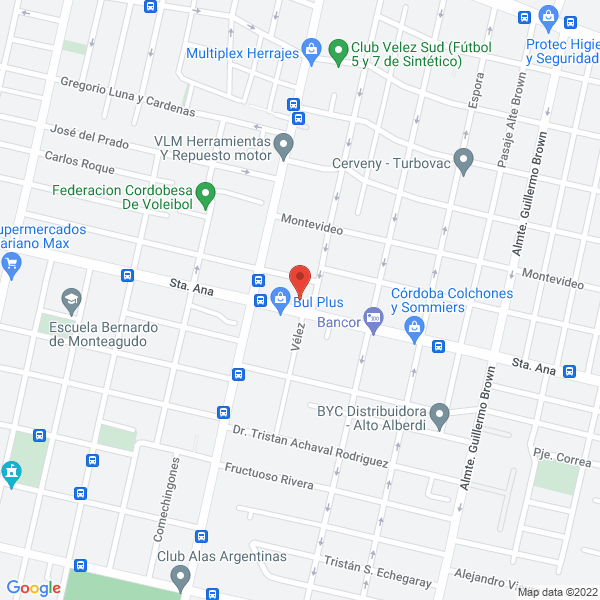Map of Pinturerias Szumik