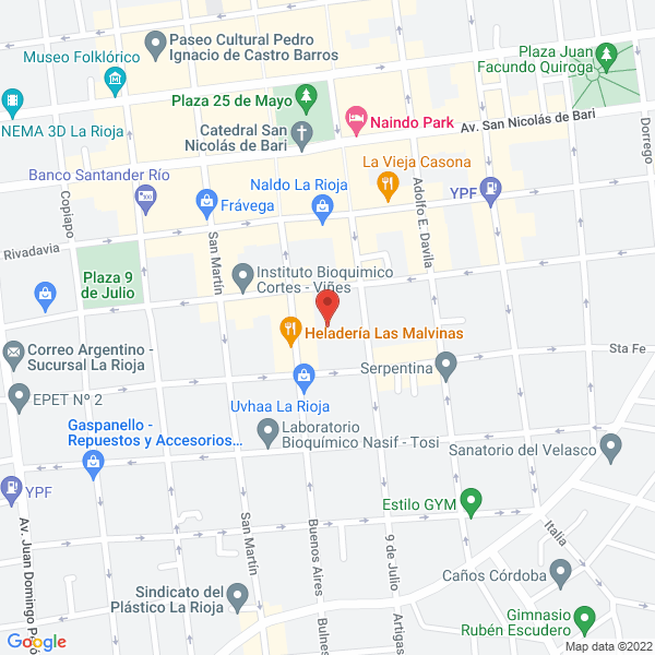 Map of Cortassa Perfumerias