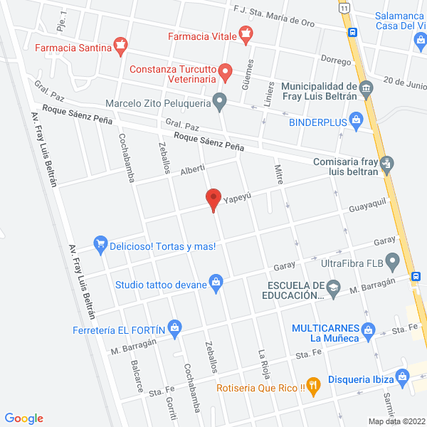 Map of Peluqueria Junior Hair - Estilistas