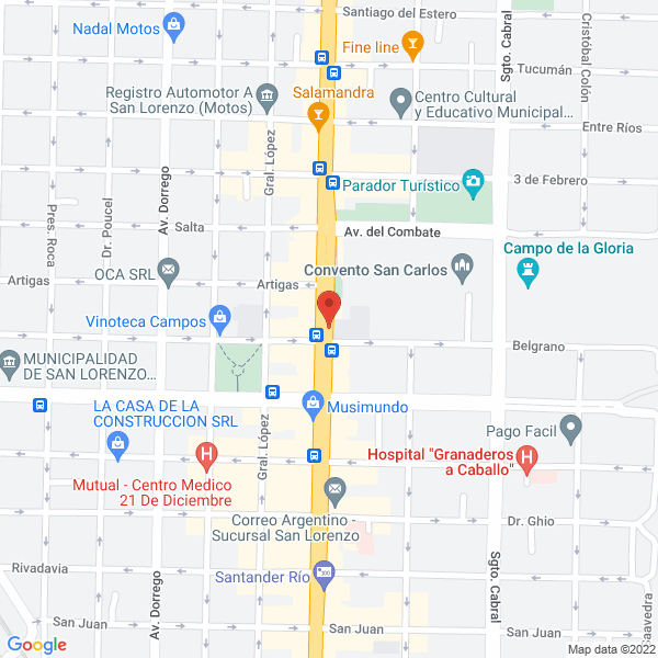 Map of Angel Palavecino