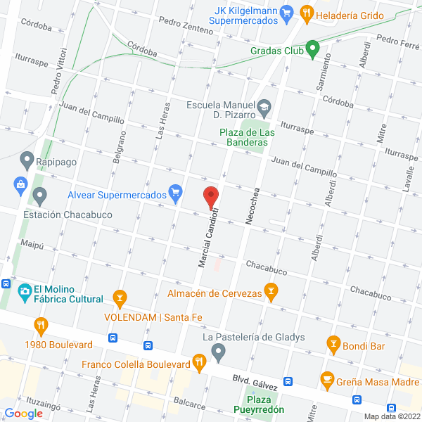 Map of Salon Bernardo