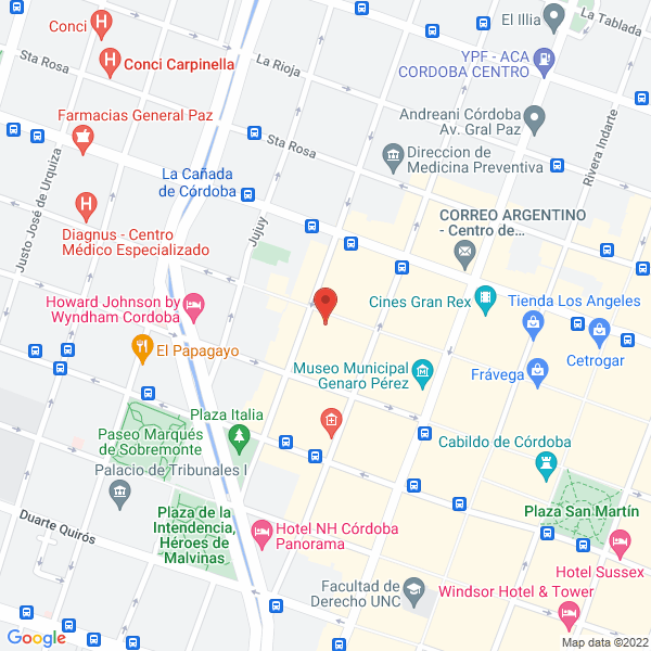 Map of Jorge Luis Uran Intercoiffeur