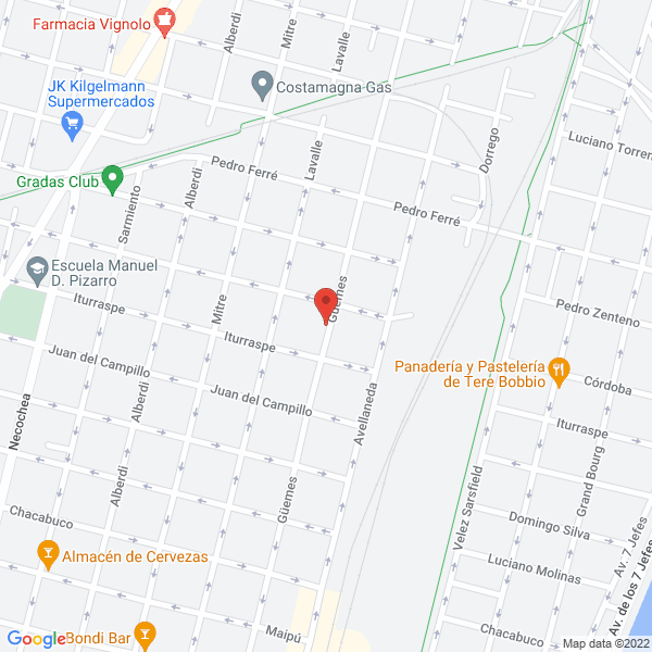 Map of Pinky Cabral - Estilista Profesional