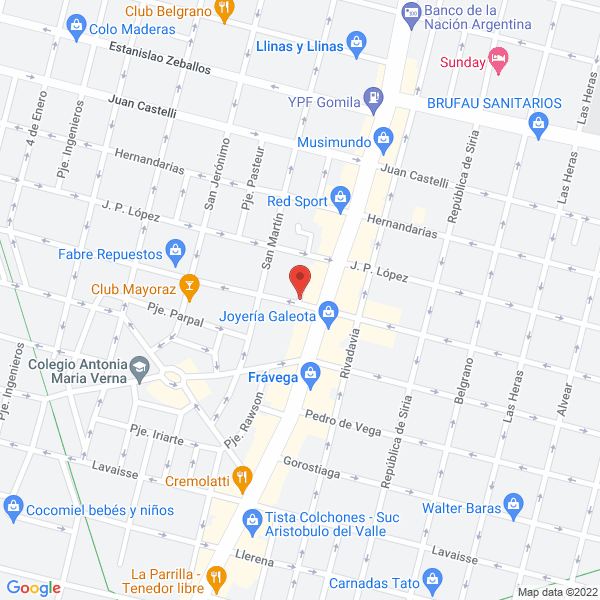 Map of Innova Peluqueria de Gustavo Bordon