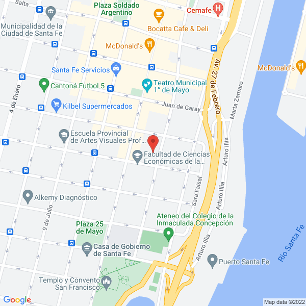 Map of Jorge Jobson Cesar Debona