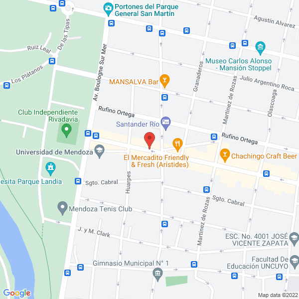 Map of Leo Hudson Peluquería y Gimnasio