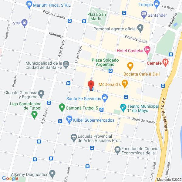 Map of Gabinete de Belleza Bianca Peluqueria-Cosmetologia-Depilacion