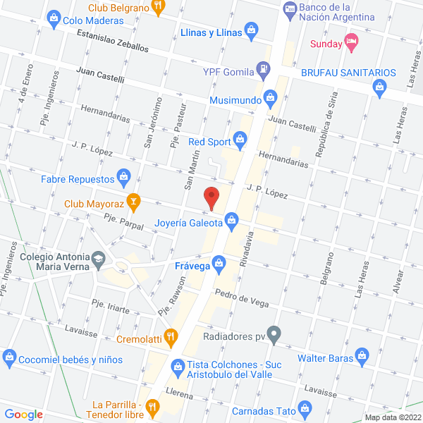 Map of Innova Peluqueria de Gustavo Bordon - Cortes Unisex