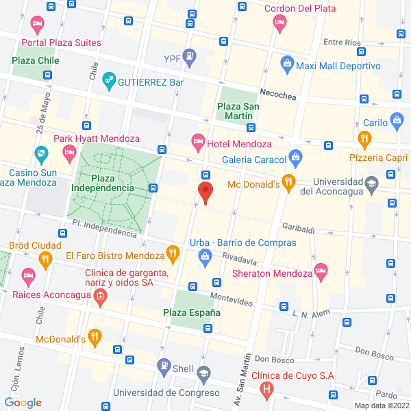 Map of Pascual Porco