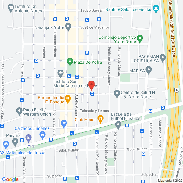 Map of Patricia Denes Estilista Unisex