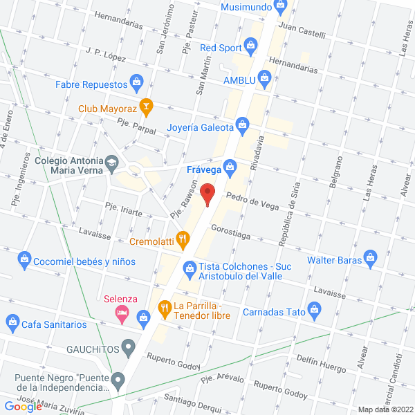 Map of Bernardo Peluquerias