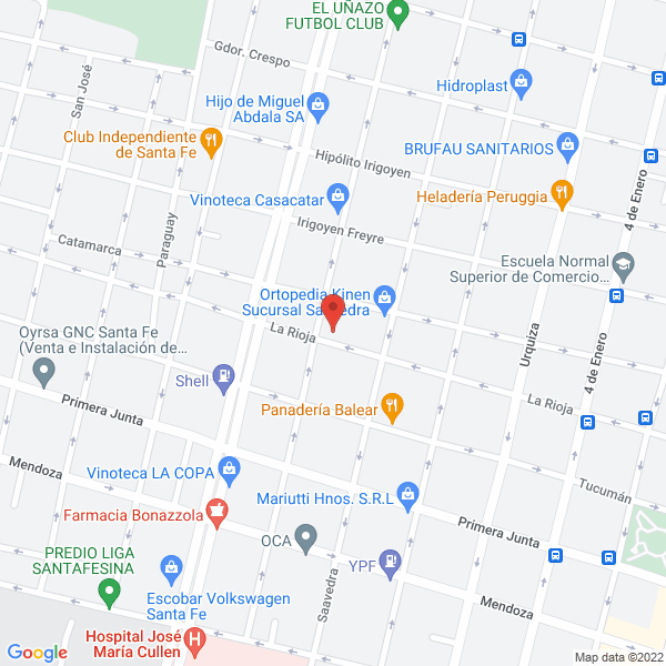 Map of Maria Celeste Peinados