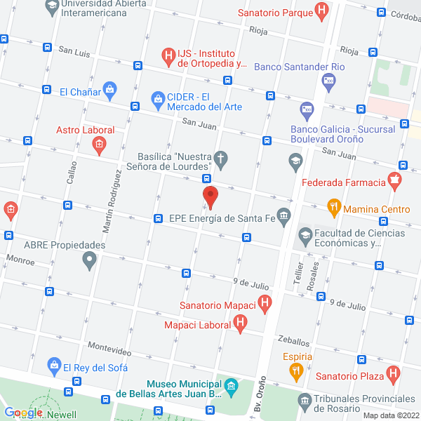 Map of Victor Hugo Cruz