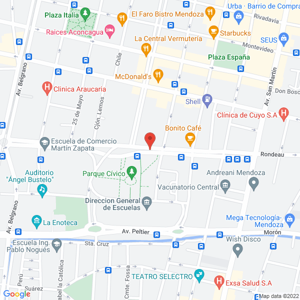 Map of Bacchus Peluqueria Unisex