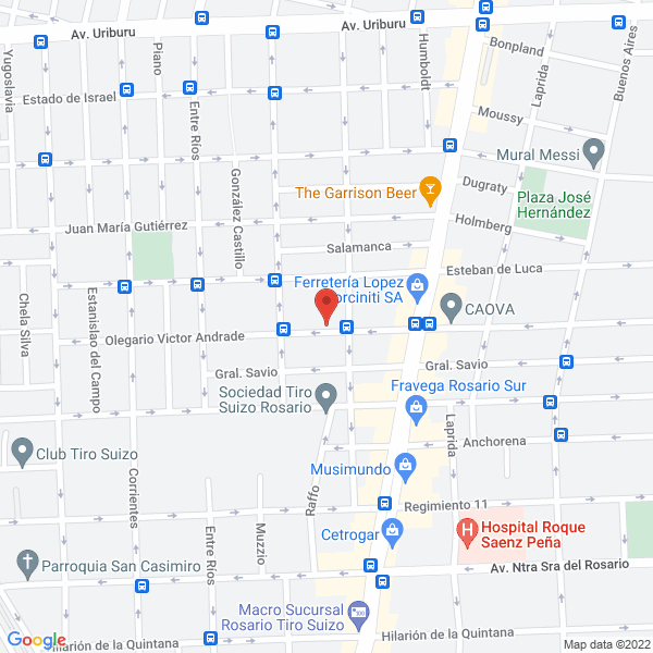 Map of Salon de Belleza y Estetica