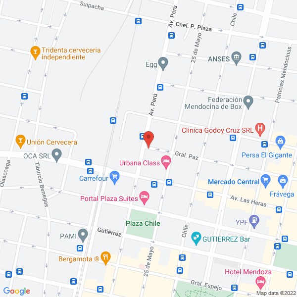 Map of Juan Pablo Ramirez