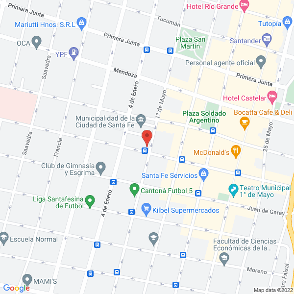 Map of Peinados Monica