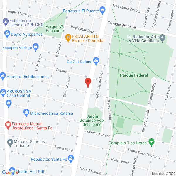 Map of Erica Peinados