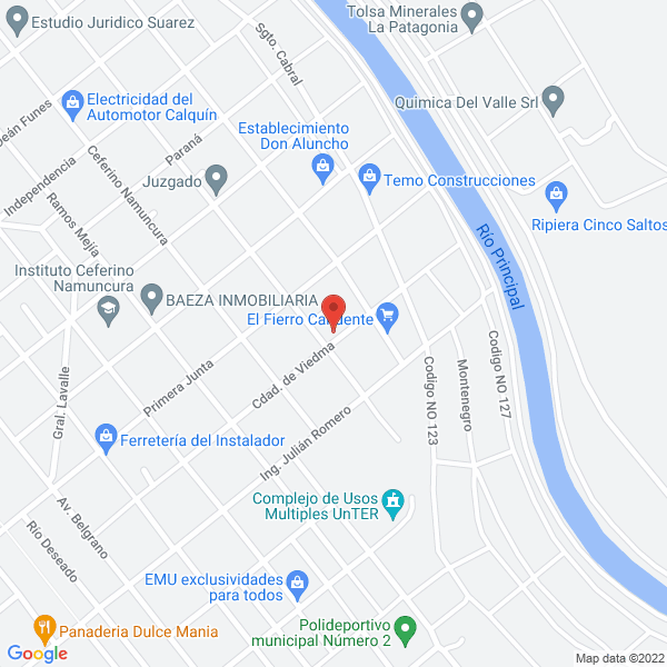 Map of Leiva Jose Alberto