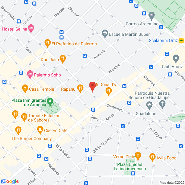 Map of Bruno Salas