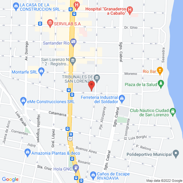 Map of Peluqueria Emilia Zorzolo