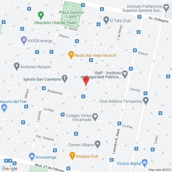 Map of Beltrame Patricia