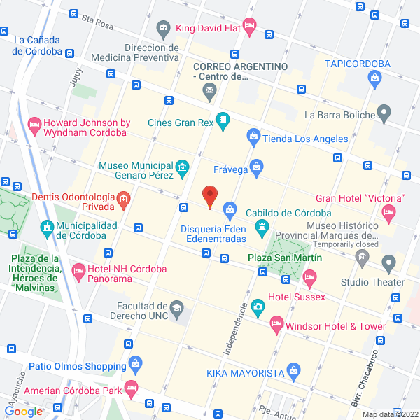 Map of Alda N Gonzalez