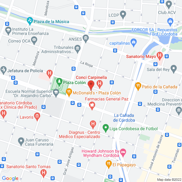 Map of Gladis del Valle Loyola