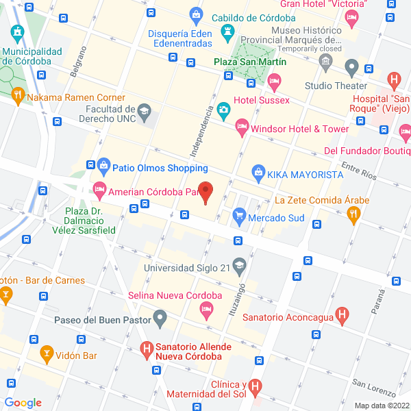 Map of Panaderia Independencia