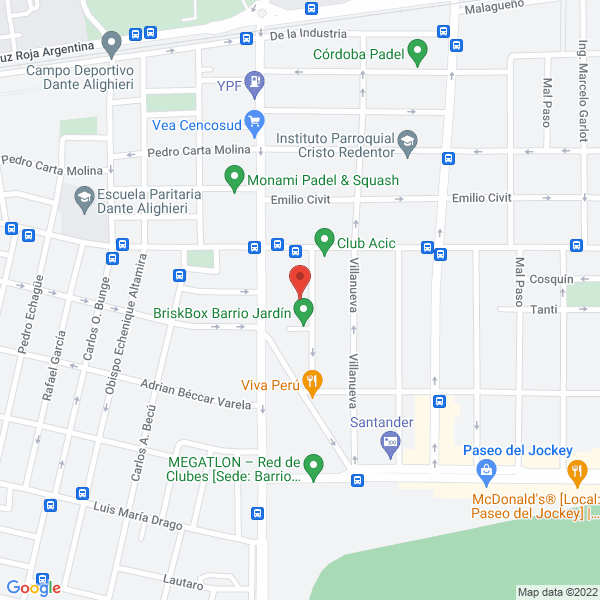 Map of Pan Bag SRL