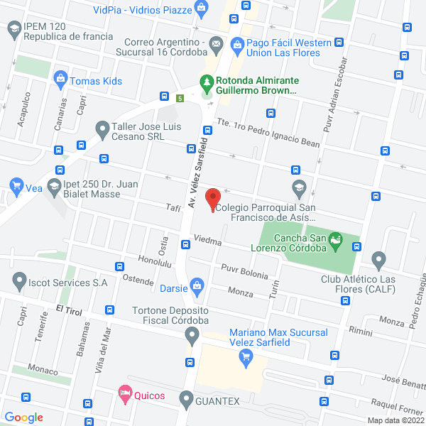 Map of Panaderia Ledonne