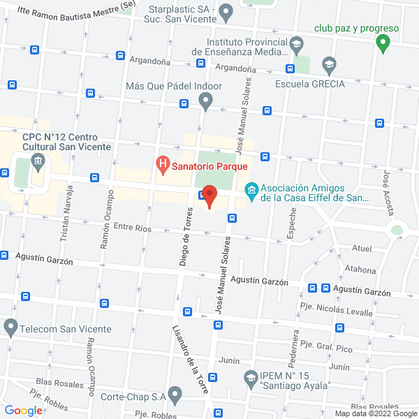 Map of Panaderia Delicias