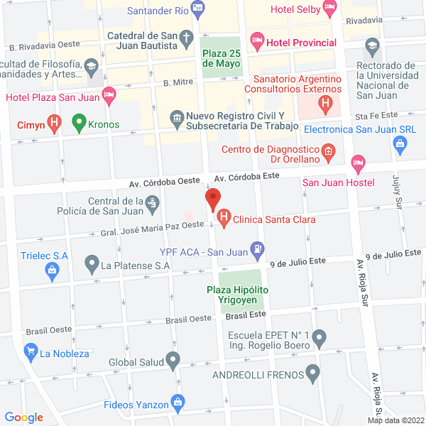 Map of Optica Birle