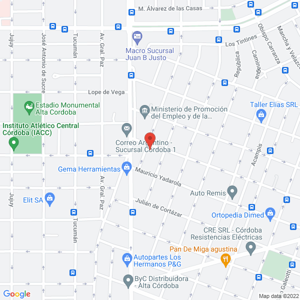 Map of Optica Soto