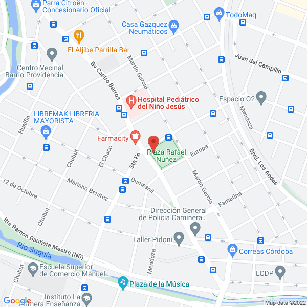 Map of Optica Vidal