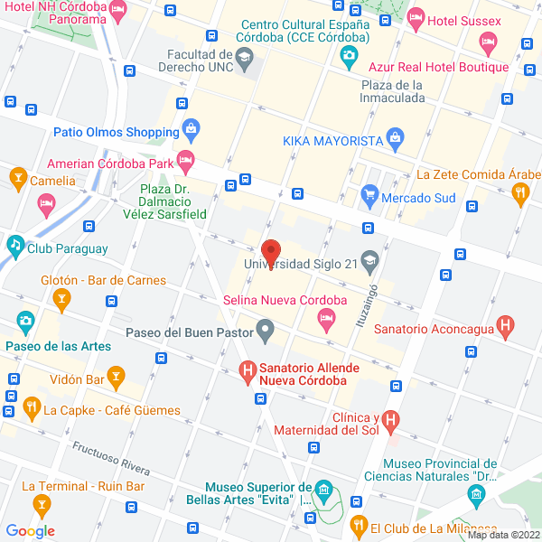Map of Optica Nova Vista