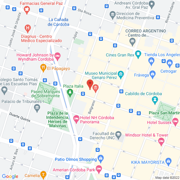 Map of Roberto L Cristaldo