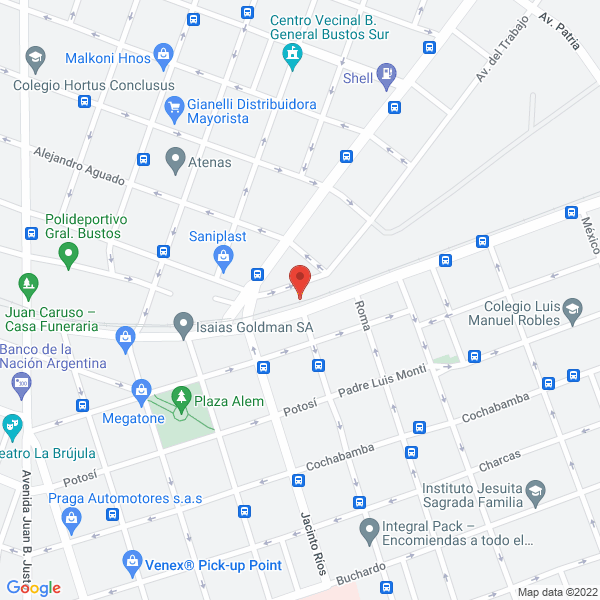 Map of Tubox