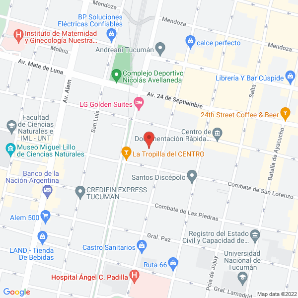 Map of Consultorio Sara Rios