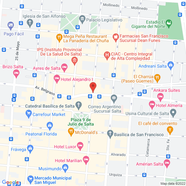 Map of Chuchuy Susana Dra Chuchuy Rebeca Dra - Ortodoncia