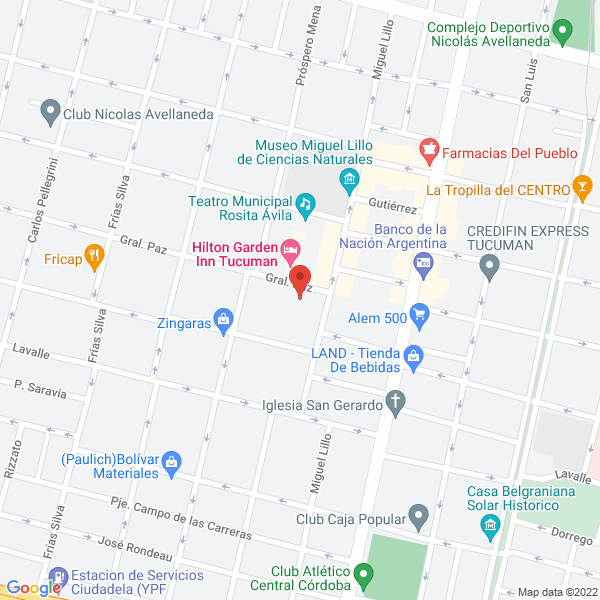 Map of Fabiana Chavez Odontologia en General