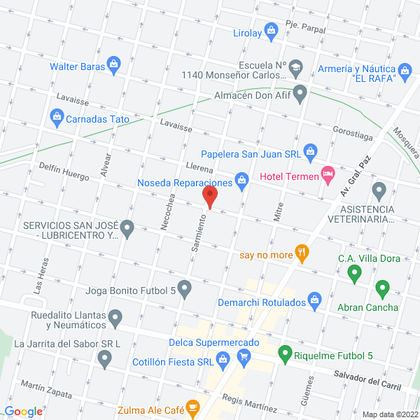 Map of Brieva Maria Gabriela Odontologia en General