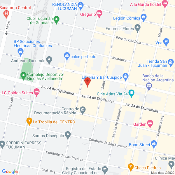 Map of Dra. Zurro Teresita