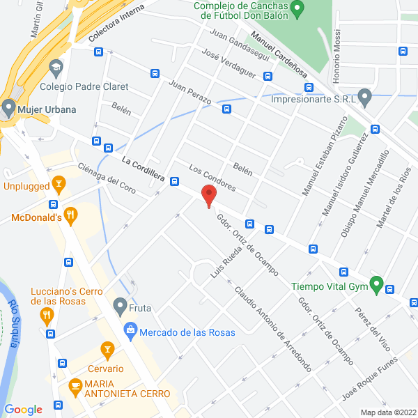 Map of Verduleria Trujillo
