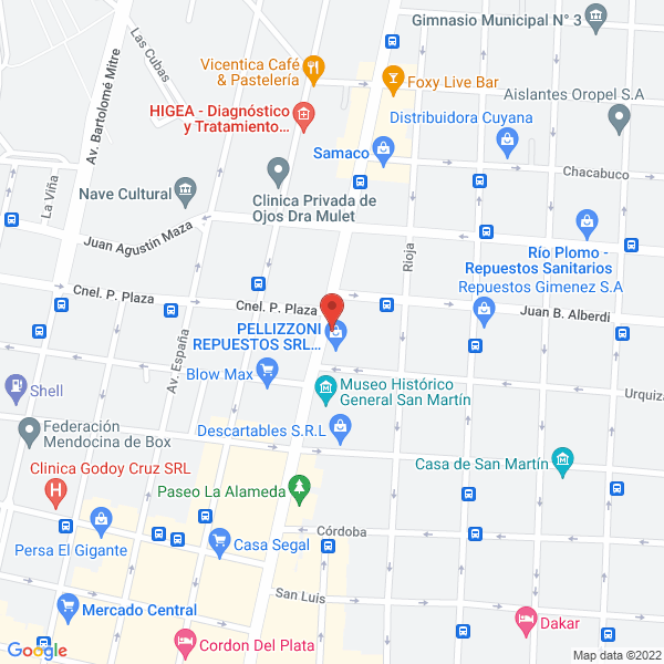 Map of Abraham Daniel Jose Odontologo Implantes Protesis