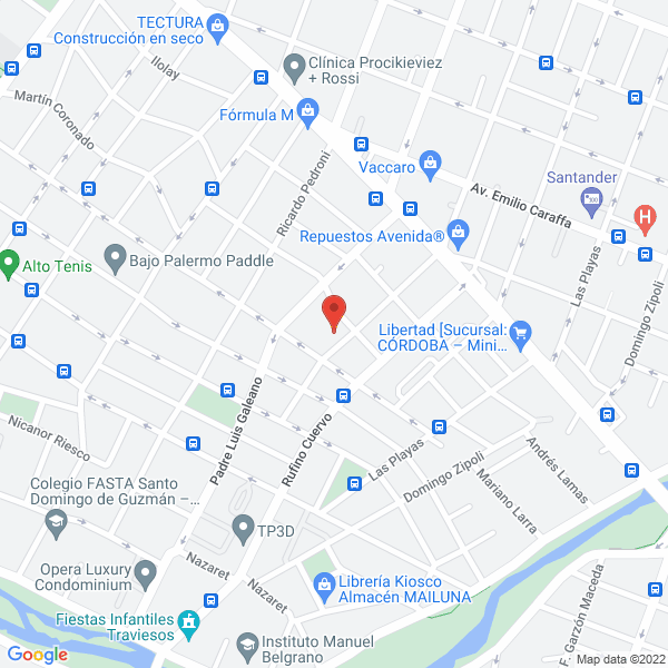 Map of Luis R Lazarte