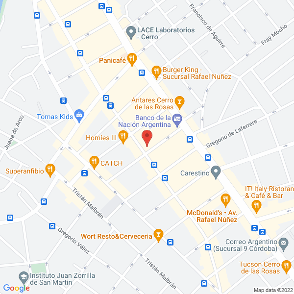 Map of Red Odontologica